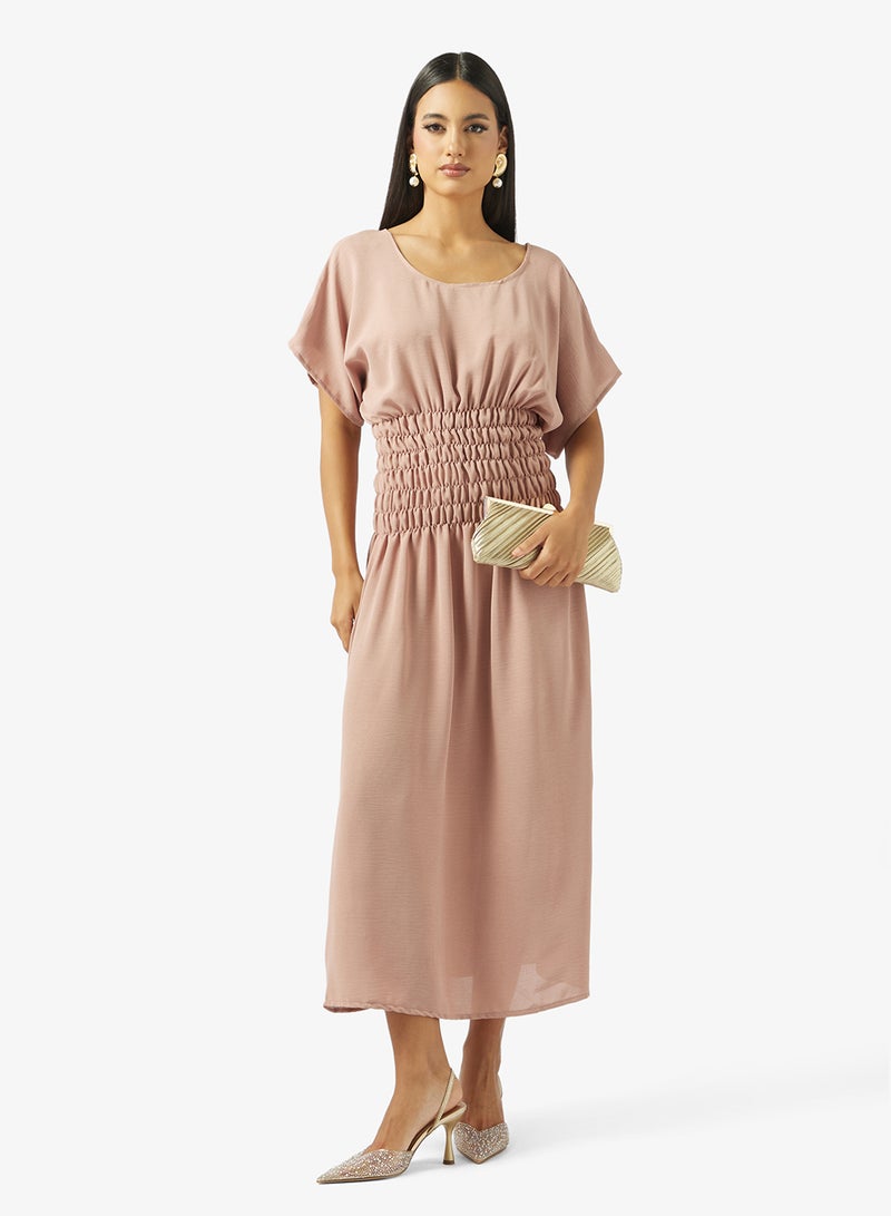 هيا كلوزيت عباية مكشكشة بأكمام واسعة - Image 4